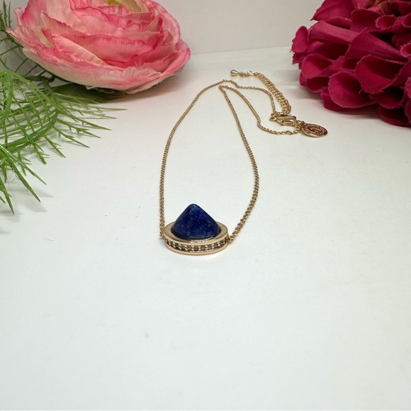 NEW⚜️ Lapis Lazuli Drop Pendant Necklace - Picture 6 of 11